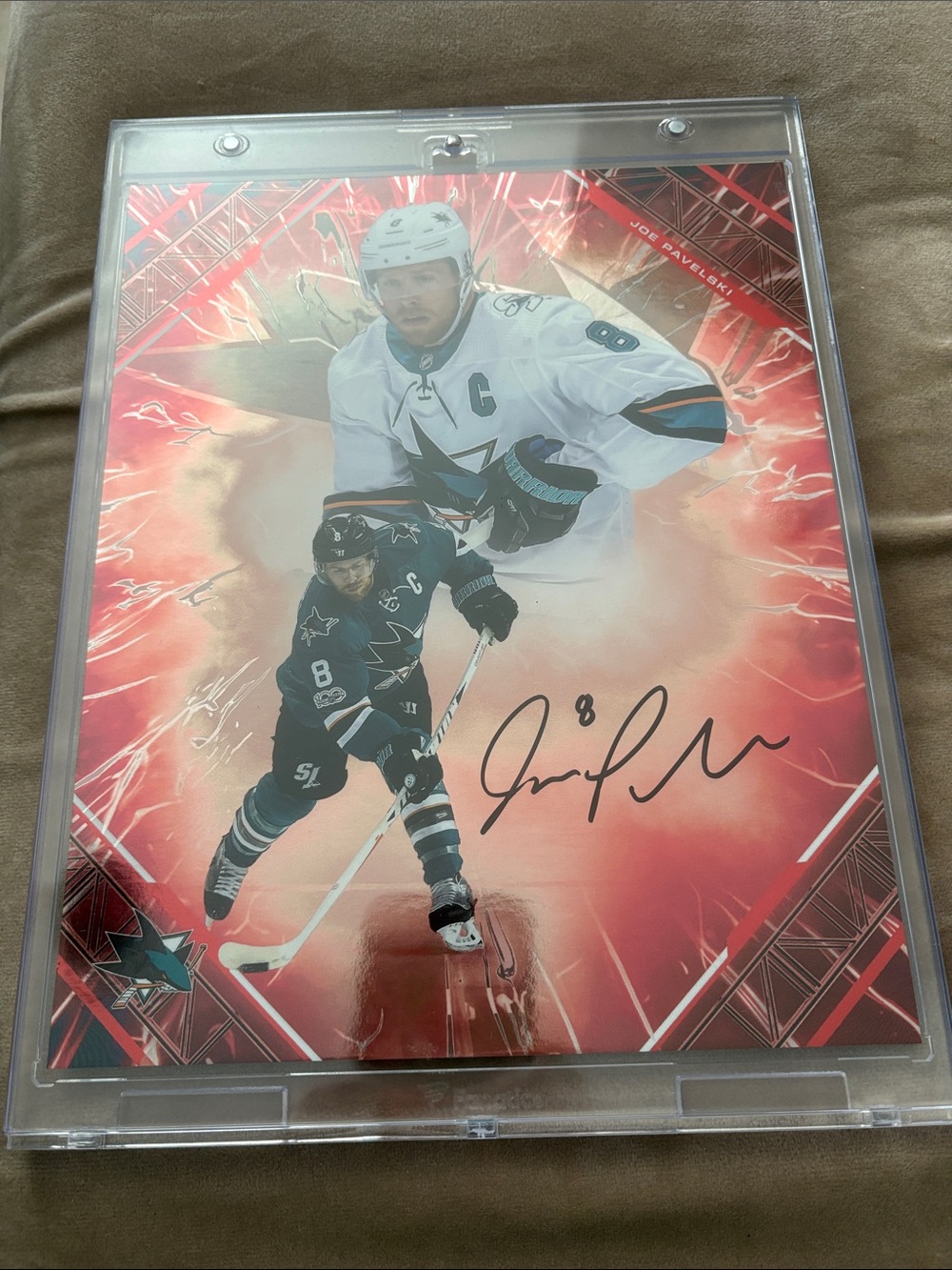 Under Wraps Emanate San Jose Sharks Joe Pavelski
